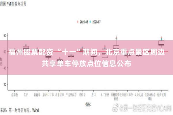 福州股票配资 “十一”期间，北京重点景区周边共享单车停放点位信息公布